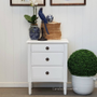 Mansfield Bedside White