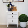 Mansfield Bedside White