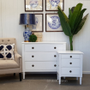 Mansfield Bedside White