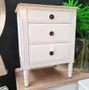 Mansfield Bedside White with Limewash Top FRENCH  FURNITURE, BEDROOM, TABLES Side Tables, LIVING Coffee & Side Tables, BEDROOM Bedsides