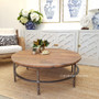 Hayden Street Round Coffee Table  INDUSTRIAL RUSTIC Style, TABLES, HAMPTONS Style, PLANTATION Style, TABLES Coffee Tables, LIVING Room, LIVING Coffee & Side Tables, PLANTATION STYLE