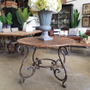 Santiago Round DiningHall Table  FRENCH  FURNITURE, INDUSTRIAL RUSTIC Style, TABLES, TABLES Dining Tables, TABLES Side Tables, LIVING Coffee & Side Tables, PLANTATION STYLE