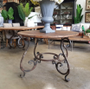 Santiago Round DiningHall Table  FRENCH  FURNITURE, INDUSTRIAL RUSTIC Style, TABLES, TABLES Dining Tables, TABLES Side Tables, LIVING Coffee & Side Tables, PLANTATION STYLE