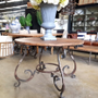 Santiago Round DiningHall Table  FRENCH  FURNITURE, INDUSTRIAL RUSTIC Style, TABLES, TABLES Dining Tables, TABLES Side Tables, LIVING Coffee & Side Tables, PLANTATION STYLE