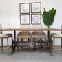 Cog Adjustable Dining to Bar Table