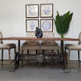 Cog Adjustable Dining to Bar Table