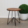 Camilla Low Stool Side Table Distressed Black  INDUSTRIAL RUSTIC Style, CHAIRS, CAFE FURNITURE, TABLES, CHAIRS Stools, TABLES Side Tables, LIVING Coffee & Side Tables, CAFE FURNITURE Stools & Chairs, PLANTATION STYLE