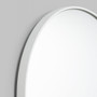 Bjorn Oval Mirror Small Bright White