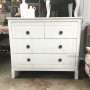 Beckett Chest of Drawers 106cm h Distressed White