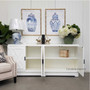 A modern take on the classical with the white Ellery Sideboard, a statement piece for any bedroom