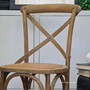 Featuring a Distressed Oatmeal finish, this quality Cross Back Chair is the epitome of timeless elegance in home office furniture