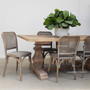 The Saxon Bentwood Chair in Weathered Oak presents a Hamptons-style charm for sophisticated dining rooms - Canalside Interiors.