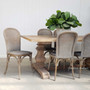 The Cape Colony chair set in a Hamptons-style dining room, accentuating its elegance and versatility in decor.