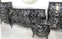 Mines French Buffet Black White Checker