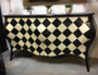 Mines French Buffet Black White Checker
