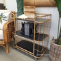 Caged Baker's Rack 3 Tier  INDUSTRIAL RUSTIC Style, CAFE FURNITURE, LIVING Room, LIVING TV Media & Storage, CAFE FURNITURE Storage, STORAGE, STORAGE Bookshelves & Cupboards
