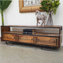 Yorktown Media Unit  INDUSTRIAL RUSTIC Style, LIVING Room, LIVING TV Media & Storage