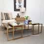Brienne Nesting Coffee Table with Aged Mirror  TABLES, TABLES Coffee Tables, LIVING Room, LIVING Coffee & Side Tables