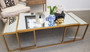 Brienne Nesting Coffee Table with Aged Mirror  TABLES, TABLES Coffee Tables, LIVING Room, LIVING Coffee & Side Tables