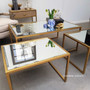 Brienne Nesting Coffee Table with Aged Mirror  TABLES, TABLES Coffee Tables, LIVING Room, LIVING Coffee & Side Tables