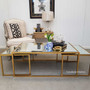 Brienne Nesting Coffee Table with Aged Mirror  TABLES, TABLES Coffee Tables, LIVING Room, LIVING Coffee & Side Tables