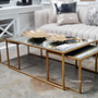 Brienne Nesting Coffee Table with Aged Mirror  TABLES, TABLES Coffee Tables, LIVING Room, LIVING Coffee & Side Tables