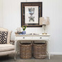 Mandalay Console Distressed White  HAMPTONS Style, PLANTATION Style, STORAGE Consoles & Desks, PLANTATION STYLE