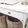 Mandalay Console Distressed White  HAMPTONS Style, PLANTATION Style, STORAGE Consoles & Desks, PLANTATION STYLE