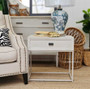 Connor Side Table Stone  BEDROOM, HAMPTONS Style, PLANTATION Style, TABLES Side Tables, LIVING Room, LIVING Coffee & Side Tables, BEDROOM Bedsides