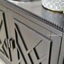 Distressed Black Ellery Sideboard, hand-crafted with coastal flair for a sophisticated home decor statement - Canalside Interiors
