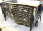 Piccini Commode Black with Gold Rhymes
