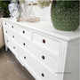 Side perspective of the sideboard, capturing its depth and high-quality construction suitable for any interior design.
