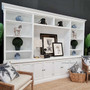 View showing the ample hidden storage behind the eight base doors, perfect for organising and decluttering your space.