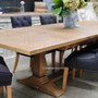 Balmoral Parquetry Double Extension Dining Table tables, extension tables, hamptons, hamptons table, provincial, plantation, dining tables, trestle base, dining room