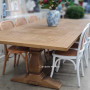 Balmoral Parquetry Double Extension Dining Table tables, extension tables, hamptons, hamptons table, provincial, plantation, dining tables, trestle base, dining room