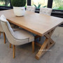 Harvest Double Extension Dining Table tables, extension tables, hamptons, hamptons table, provincial, plantation, dining tables, trestle base, dining room, cross base, cross dining table, rustic, criss cross, farmhouse, coastal