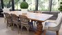The Hampton Bay Table as part of a Hamptons-style interior, showing its compatibility with both casual and formal dining room decors.