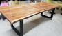 Lifestyle image of the tabletop being used as a statement dining table, ready to host memorable gatherings.