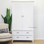 View capturing the wardrobe's overall dimensions, ideal for adding functional elegance to any space.