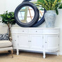 Elegantly styled Louis Buffet in a living room setting, complementing both Hamptons and coastal decor styles seamlessly.
