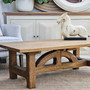 Treadstone Solid Oak Coffee Table, hamptons, hampton table, provincial, plantation, dining tables, trestle base, living room, livingroom, family room, loungeroom, coffee tables