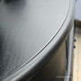 Angled view of the Louis Buffet Petite, highlighting the sleek black finish for a modern yet timeless living room or home office - Canalside Interiors