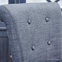 Profile view of the Montague Bar Stool, capturing the perfect balance between modern design and classical Hamptons style
