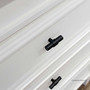 Close-up of the Francia Petite's classic drawer handles, adding a refined touch to the quality sideboard.