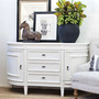 Elegantly curved Francia Petite Sideboard, perfect for adding a coastal charm to any Sydney home's lounge room or library.