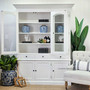 Elevate your interior with the Key Largo Display Unit from Canalside Interiors, a perfect blend of Sydney's modern chic and classical storage needs