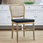 Noda Solid Oak Chair, Simple and Chic Addition to Any Dining Space, Angled View