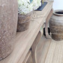 Zoomed-in corner showing timber texture and subtle distressing, ideal for rustic interiors.