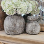 Large Malara clay pot placed on timber console, styled with dried florals for a grounded, organic look.