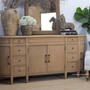 Riverview Sideboard shown from a three-quarter angle, revealing depth, balance, and refined proportions.